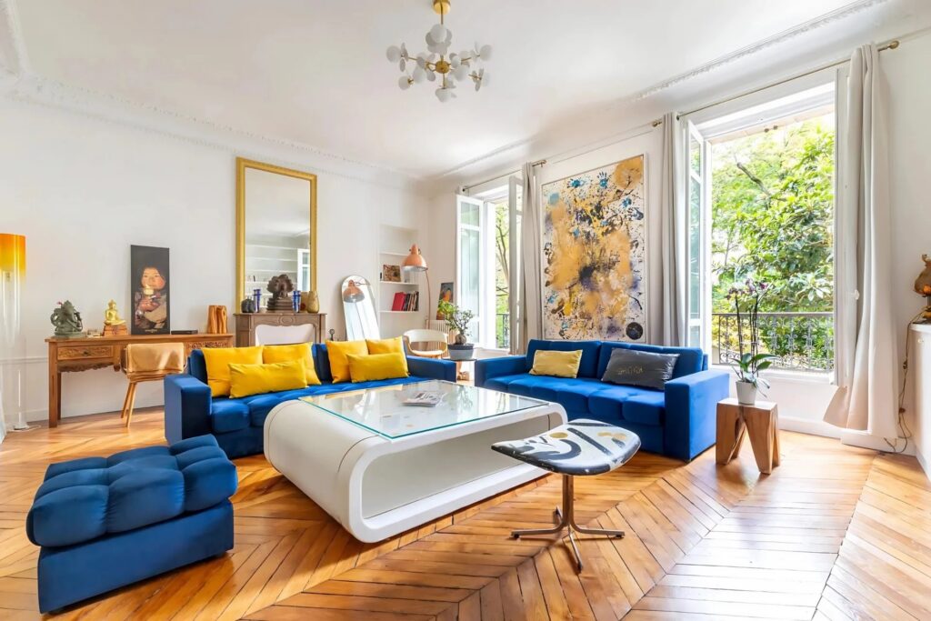 Appartement familial avec vue sur jardins privés, Paris 8e Saint-Honoré